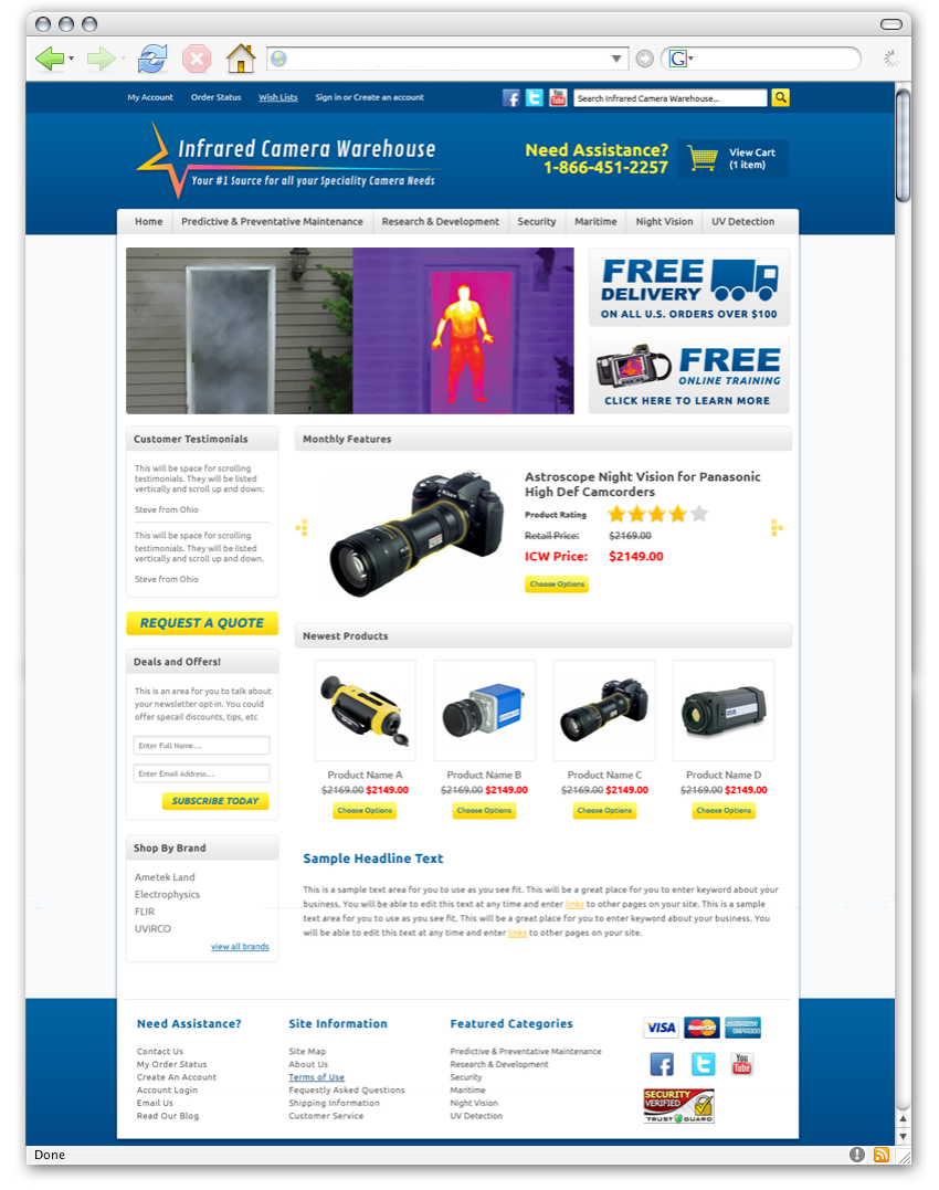 Infrared Camera Warehouse